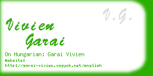 vivien garai business card
